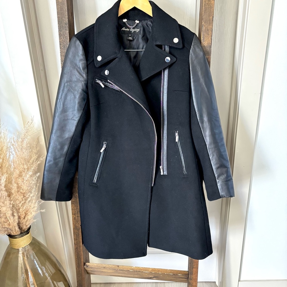 Sandra Augelazzi leather Moto jacket